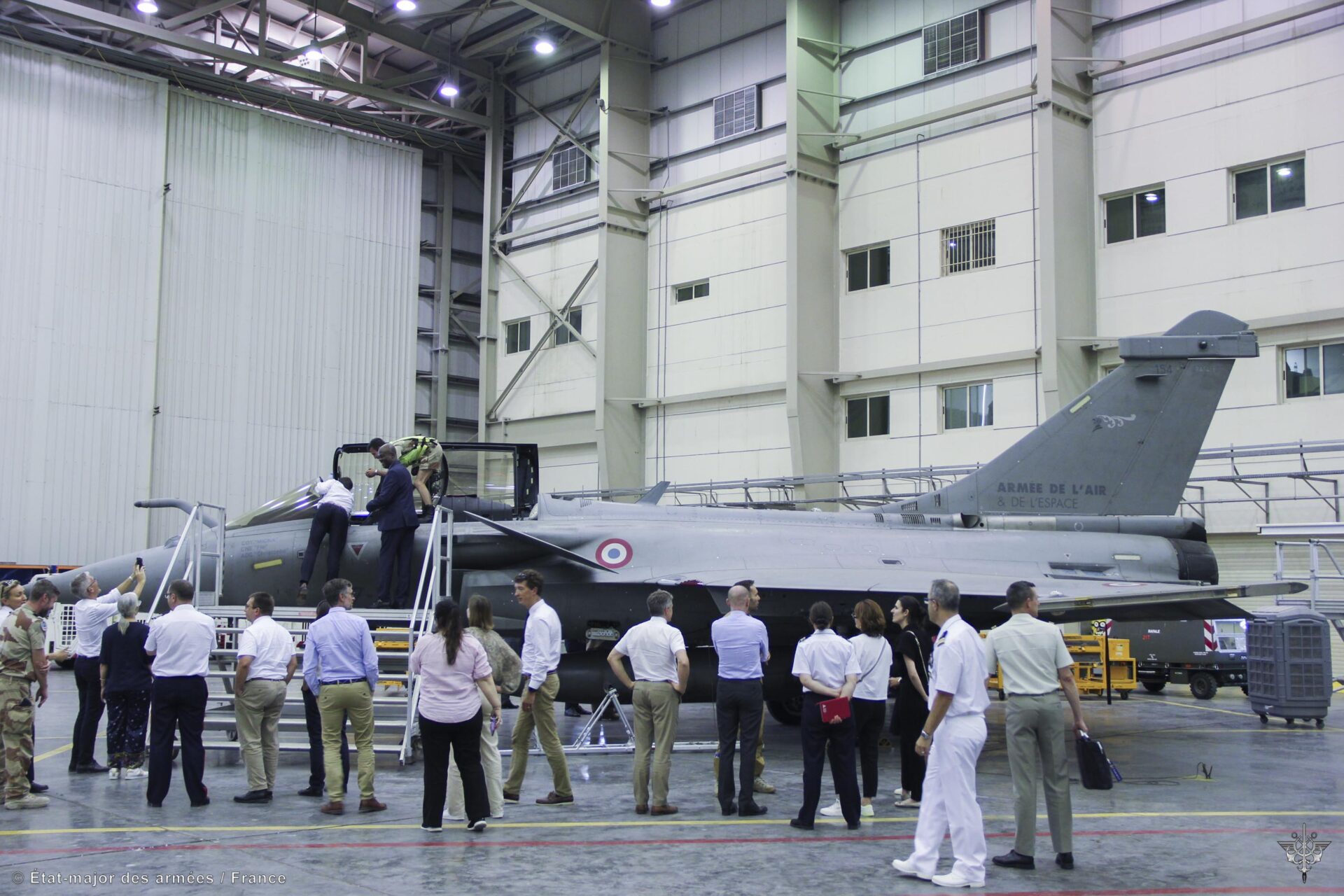 Visite de la BA 104