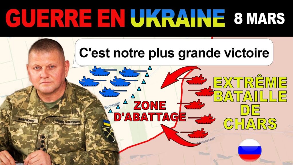 8 mars: Les Ukrainiens GAGNENT LA PLUS GRANDE BATAILLE DE CHARS DE LA GUERRE | La guerre en Ukraine