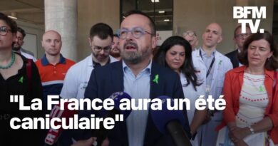 Canicule en France: le point presse du ministre de la Santé Yannick Neuder