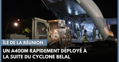 Île de La Réunion: un A400M rapidement déployé à la suite du cyclone Belal