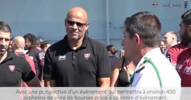 Le Charles de Gaulle et le Rugby Club Toulonnais unis pour Entraide Marine