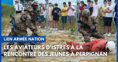 Les Aviateurs d’Istres à la rencontre des jeunes à Perpignan