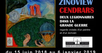 L’exposition de « Zinoview Cendrars » au musée de la Légion étrangère
