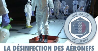 RÉSILIENCE : Les pompiers de l’air aident à la désinfection des équipages et des aéronefs