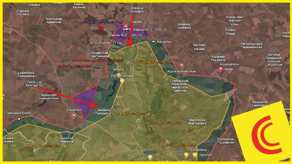 Ukraine 28/02/25 : RUS reprennent du terrain sur Koursk
