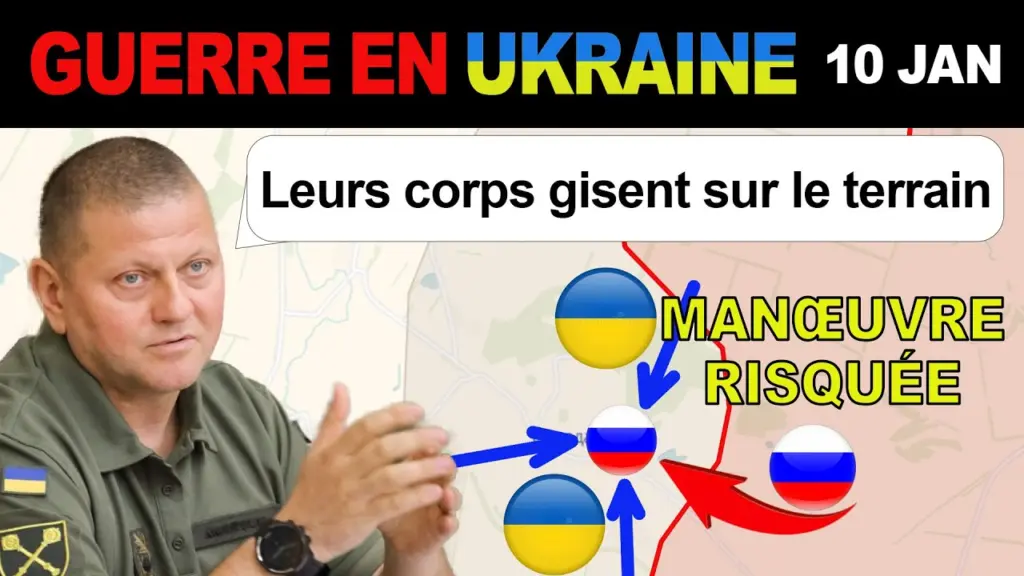 10 jan : Les Russes FONT UNE MANŒUVRE TRÈS COÛTEUSE | La guerre en Ukraine expliquée