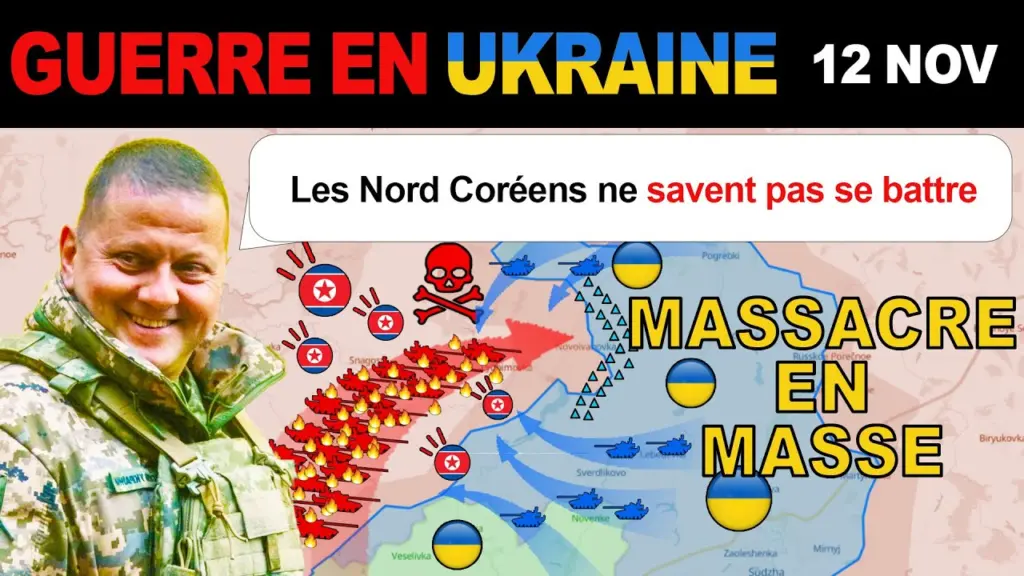 12 nov : Kim Jong-Un est dans l’embarras. Ses unités d’assaut sont détruites en quelques minutes !