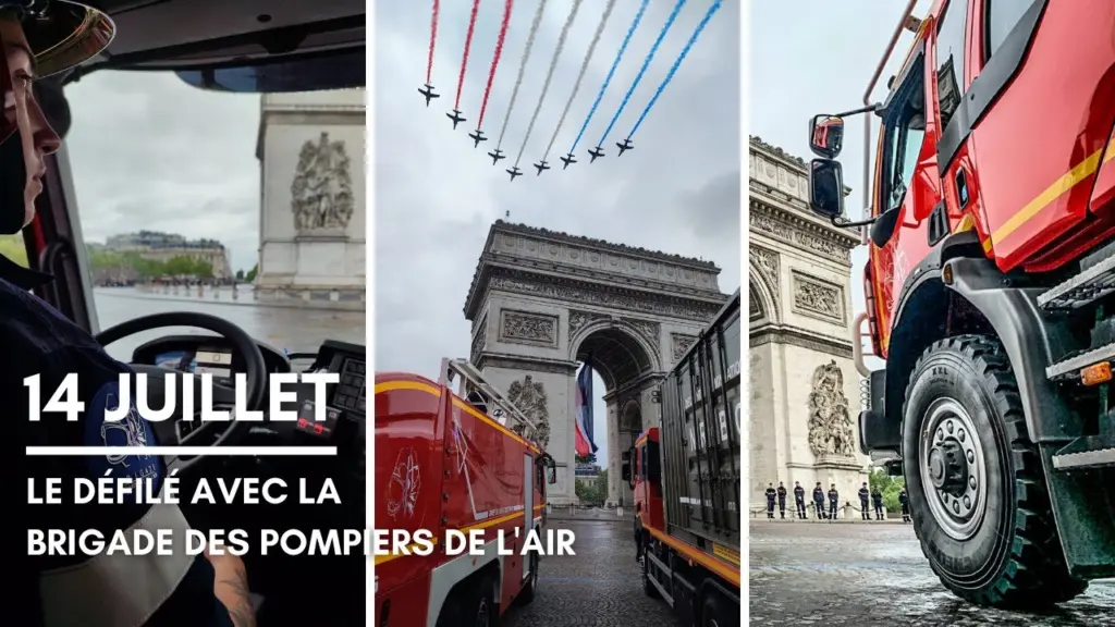 14 Juillet : Au coeur du défilé avec la brigade des pompiers de l’air