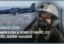 14 Juillet : immersion à bord d’un PC-21 avec Julien Gauger