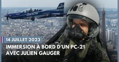 14 Juillet : immersion à bord d’un PC-21 avec Julien Gauger