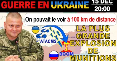 15 DÉC : LES ATACMS DÉTRUISENT UN ÉNORME DÉPÔT DE MUNITIONS RUSSE