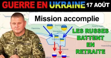 17 août : C’est officiel ! Les Ukrainiens LIBÈRENT DES VILLES ET POUSSENT PLUS PROFONDEMMENT.