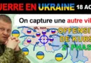 18 août : LE BLITZ CONTINUE : La ville de Sudza est prise. La ville de Glushkovo est la prochaine.