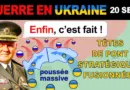 20 sept : LE COMPTE À REBOURS COMMENCE. Les Russes perdent le contrôle de Vovchansk.