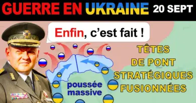 20 sept : LE COMPTE À REBOURS COMMENCE. Les Russes perdent le contrôle de Vovchansk.
