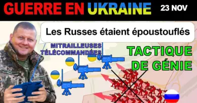 23 nov : MILLE TONNERRES ! Les Ukrainiens UTILISENT DES MITRAILLEUSES TÉLÉCOMMANDÉES