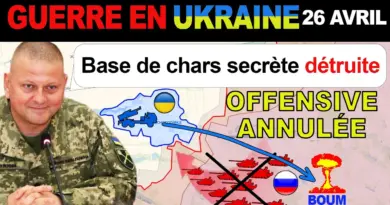 26 avril : Bien joué ! Les Ukrainiens DÉVOILENT ET ÉLIMINENT UNE BASE DE CHARS RUSSE TOP-SECRÈTE