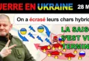 28 mai : AUCUNE COMPARAISON. Les chars russes tortue ont été détruits par des mines et des drones !