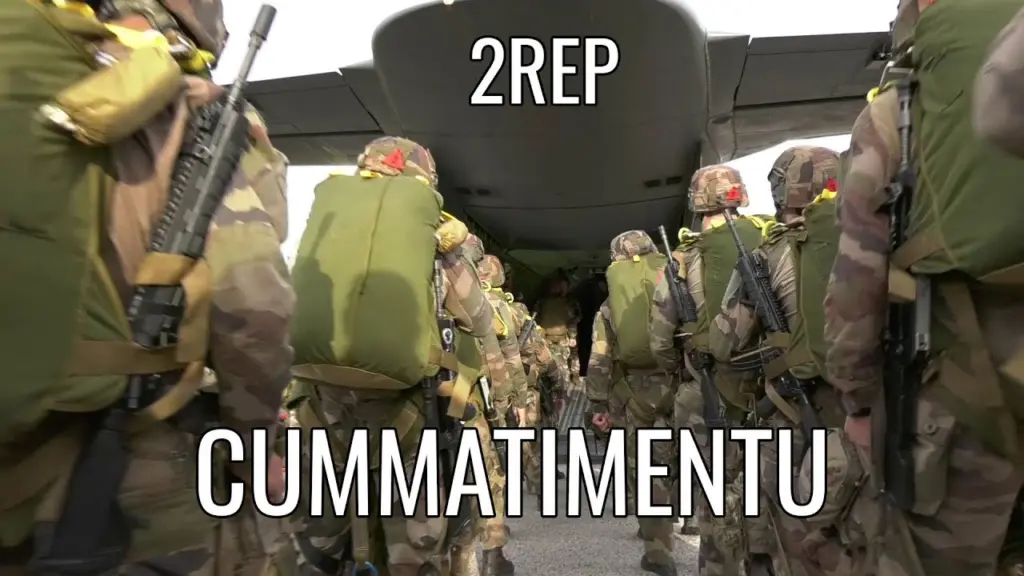 2ème Régiment Étranger de Parachutistes  – Exercice CUMMATIMENTU
