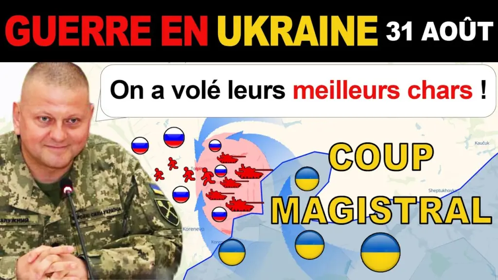 31 août : L’ÉTAU SE RESSERRE. Les Russes s’enfuient en laissant des chars intacts derrière eux.