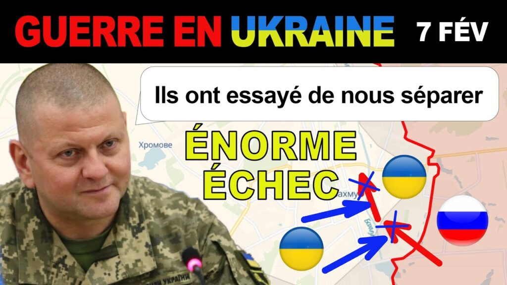 7 fév : PERCÉE CATASTROPHIQUE À L’INTÉRIEUR DE BAKHMUT DÉJOUÉE | La guerre en Ukraine expliquée