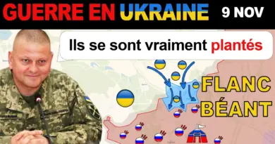 9 nov : les défenses se sont raréfiées. Les Ukrainiens ont percé le flanc. | Guerre en Ukraine