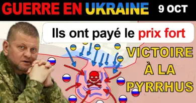 9 oct : LES PERTES RUSSES S’ACCUMULENT À VULHEDAR, les Ukrainiens s’échappent par un corridor
