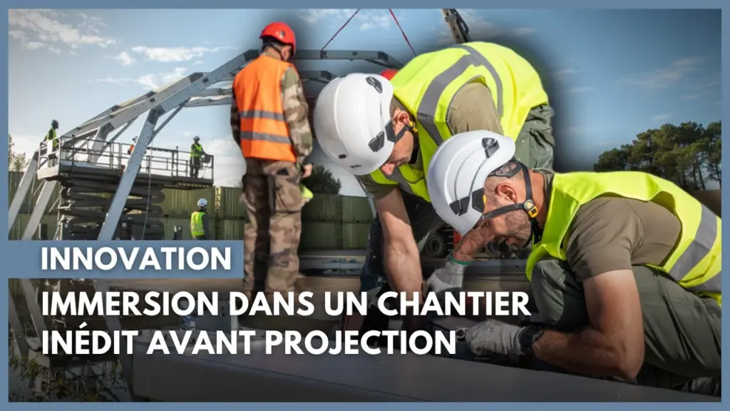 Au cœur d’un chantier inédit avant projection sur la base aérienne 106 de Bordeaux