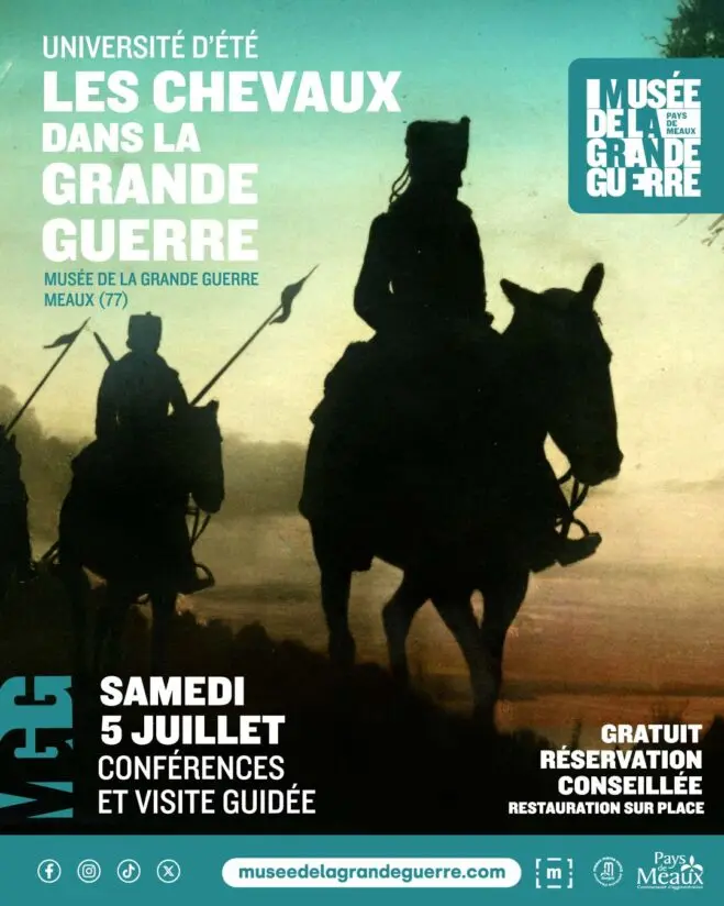 Au musée de Meaux, ce samedi, une université d’été consacrée aux chevaux dans la Grande Guerre