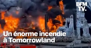 Belgique: les images d’un incendie sur la scène principale du festival Tomorrowland