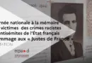 Cérémonie pour les victimes des crimes racistes et antisémites, hommage aux Justes de France | ECPAD