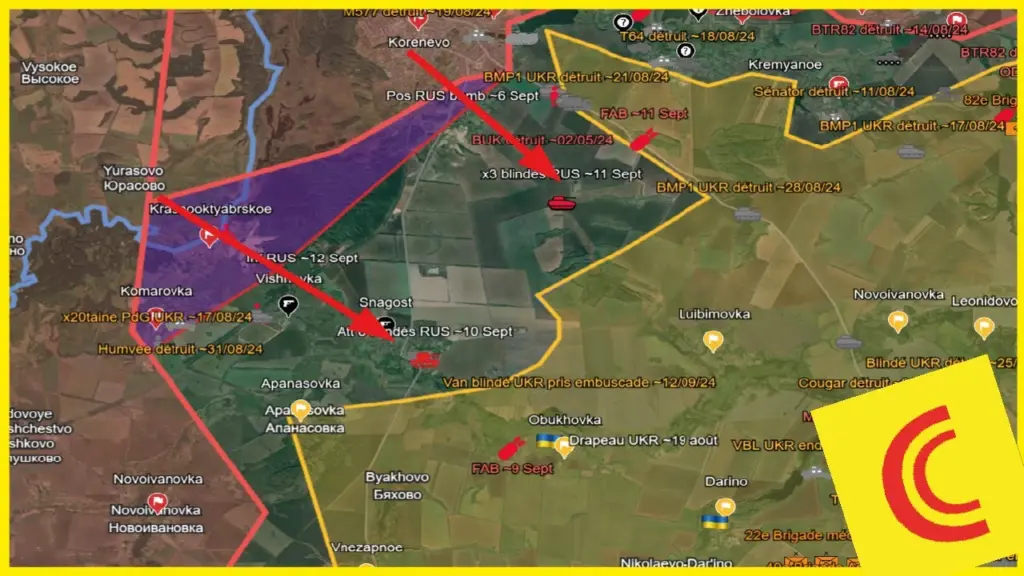Conflit Ukraine 13/09/24 : contre-offensive russe sur Koursk