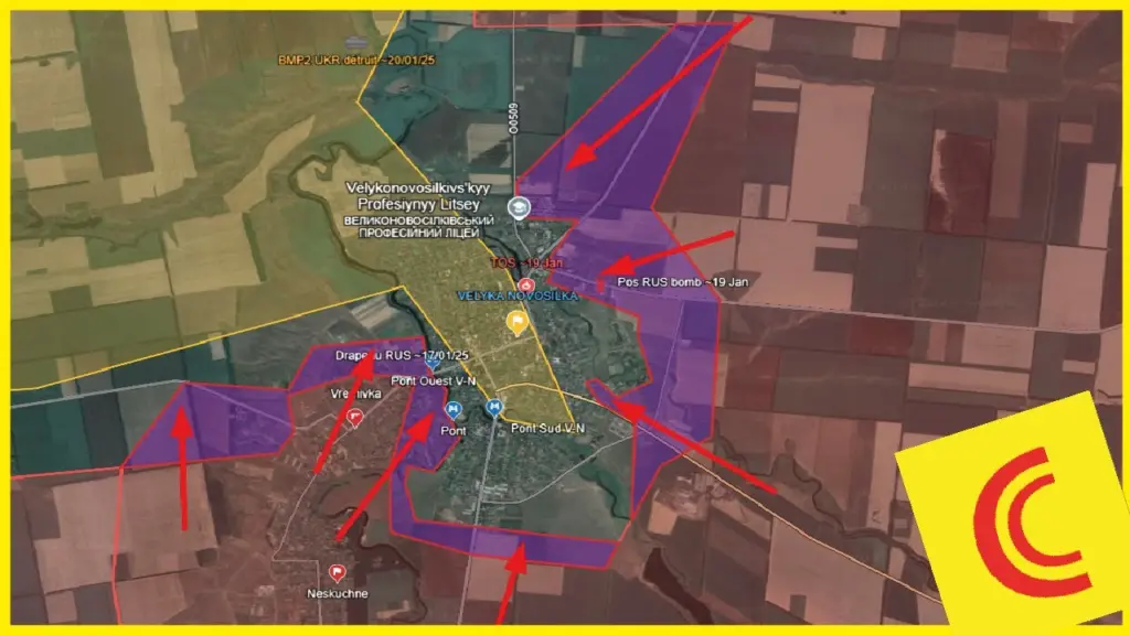 Conflit Ukraine 21/01/25 : l’infanterie RUS entre dans Velyka Novosilka