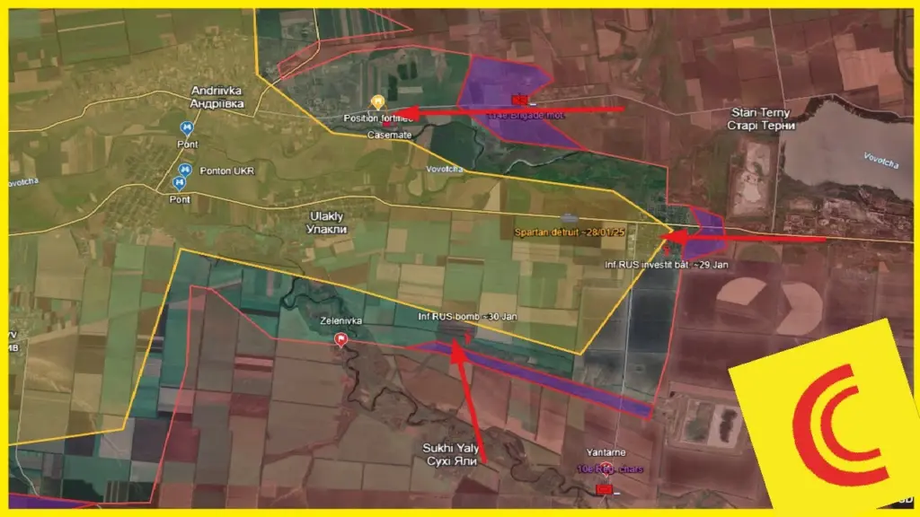 Conflit Ukraine 31/01/25 : la pression augmente sur UKR à l’Ouest de Kurakhove + Comparatif LdF