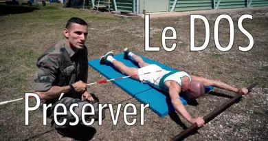Conseils du major Gérald pour préserver votre dos.