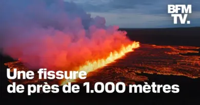 Islande: une impressionnante fissure de lave se crée lors d’une éruption