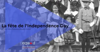 La fête de l’Independence Day – 4 juillet 1918 à  Masevaux (Alsace) | ECPAD