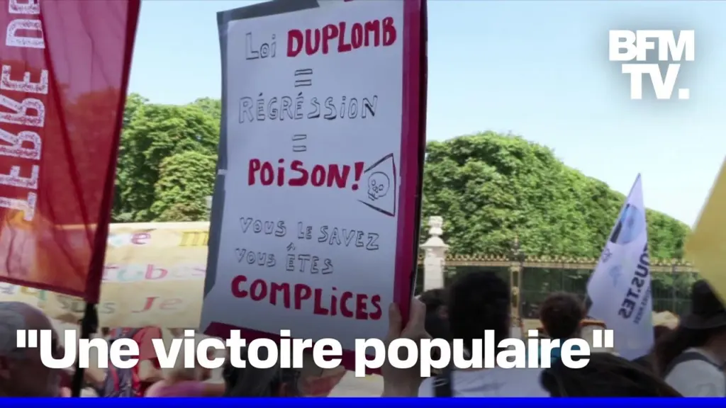 La pétition anti-loi Duplomb dépasse les 800.000 signatures sur le site de l’Assemblée nationale