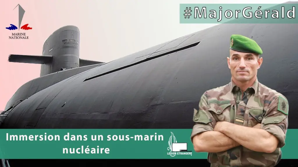 Le #MajorGerald embarque à bord d’un sous-marin nucléaire !