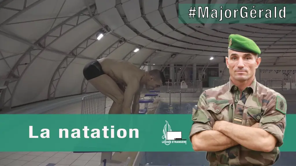 Le #MajorGerald sur l’épreuve de natation militaire