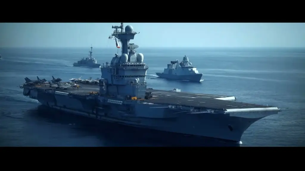 Le porte -avions Charles de Gaulle et le groupe aéronaval