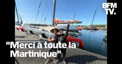 Le youtubeur Inoxtag ovationné à son arrivée en Martinique après sa traversée de l’Atlantique