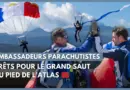 Les Ambassadeurs parachutistes de l’armée de l’Air et de l’Espace au pied de l’Atlas