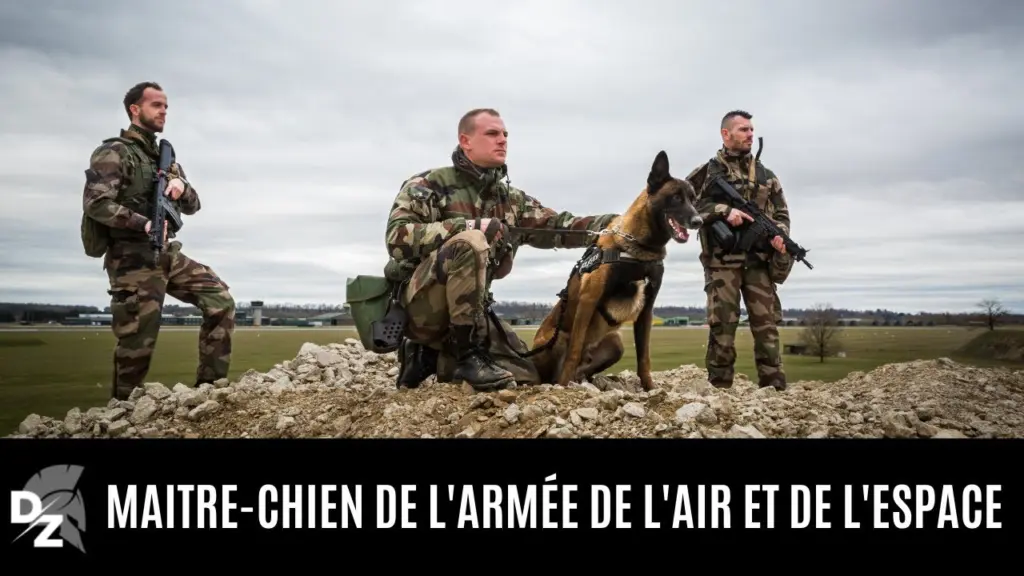 Les maîtres-chiens de l’armée de l’Air et de l’Espace