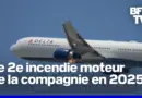 Los Angeles: le moteur d’un Boeing de la compagnie Delta Airlines prend feu en plein décollage