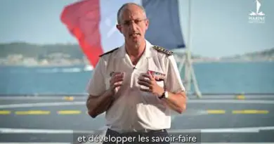 Présentation de l’amiral Nicolas Vaujour, chef d’etat-major de la Marine nationale