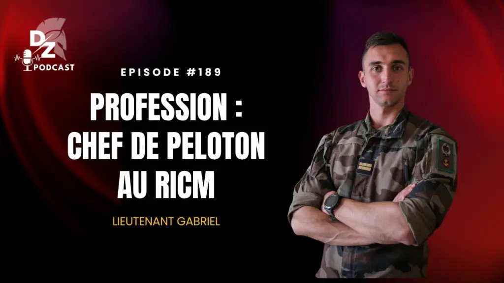 Profession : chef de peloton au RICM