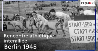 Rencontres d’athlétisme interalliées, septembre 1945 à Berlin