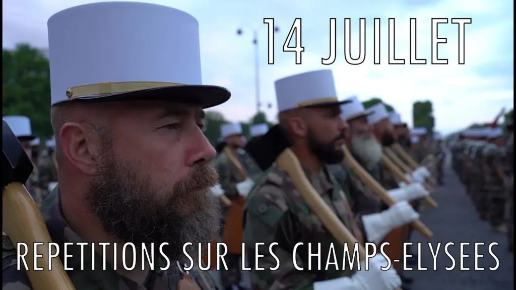 Répétitions sur les Champs-Elysées