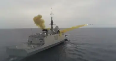 Tir missile EXOCET MM40 Block3C par la FREMM-DA Alsace